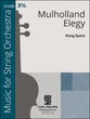 Mulholland Elegy Orchestra sheet music cover